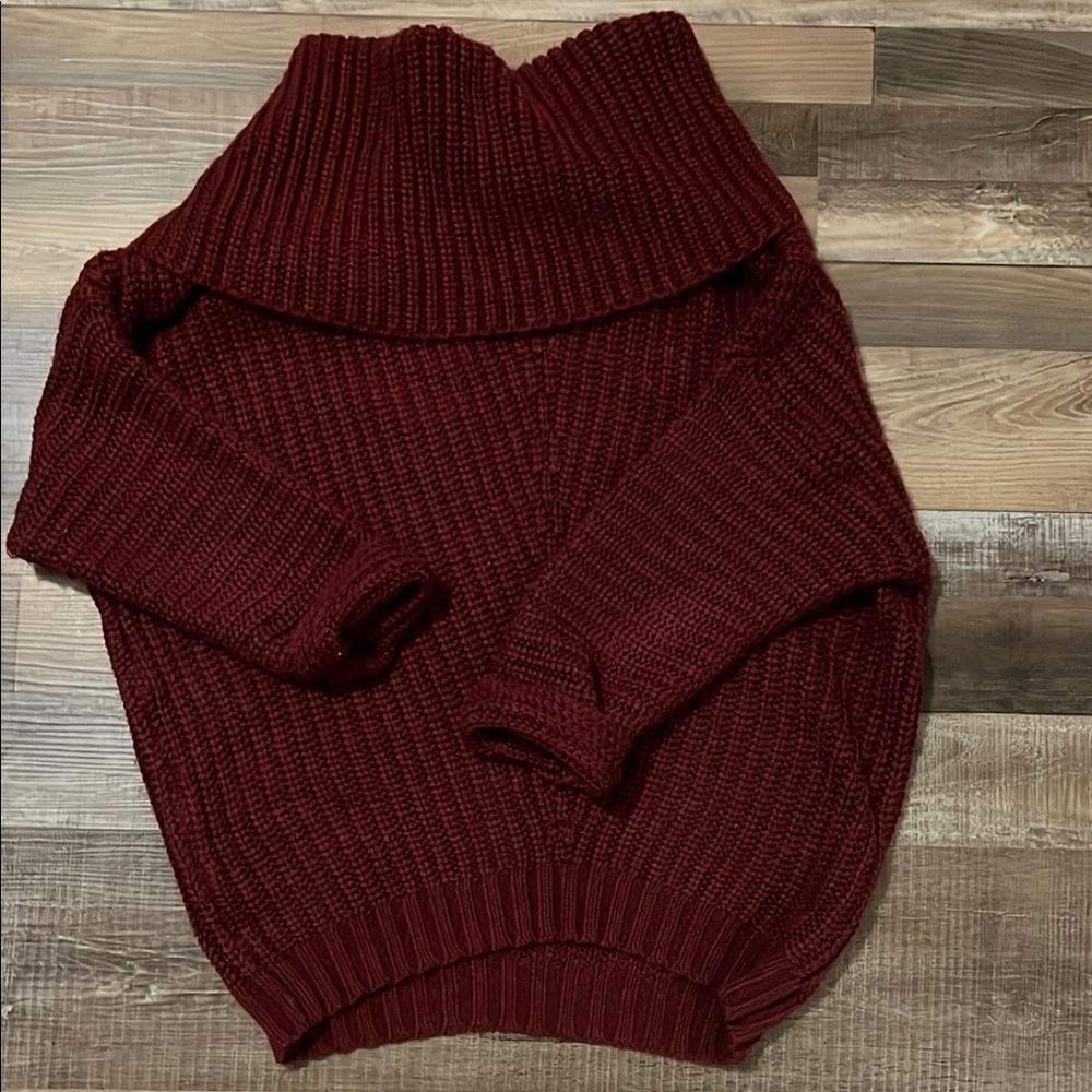Women's Burgundy Sweater